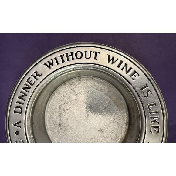 Wilton A Dinner Without Wine Is Like A Day Without Sunshine Champagne/Wine - Picture 3 of 7